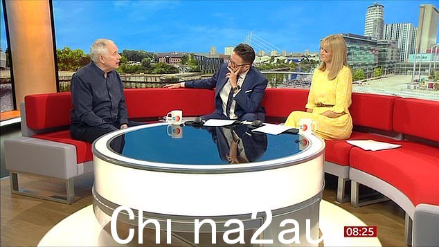 今天早上在 BBC 早餐会上发言时他说他是现在感觉‘非常聪明、受到鼓励和幸福’