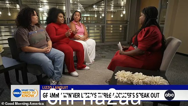 就像一拳:他们还回应了 Lizzo 在 Instagram 上对他们的诉讼的回应,她否认了这些指控,戴维斯表示,“这篇文章感觉就像一拳”
