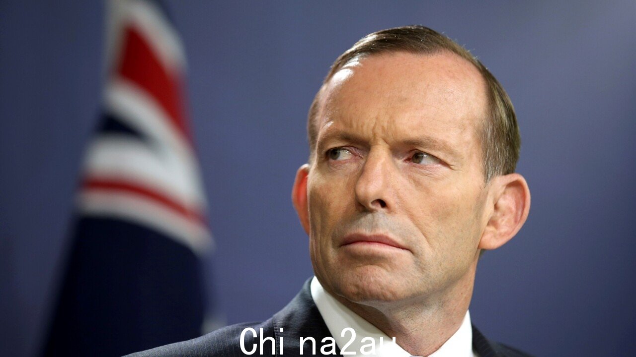 Tony Abbott '生病了' 的欢迎来到国家致谢