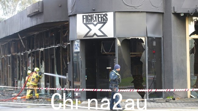 丹德农 (Dandenong) 的 Fighters Xpress 健身房于 7 月中旬被纵火。图片：David Crosling