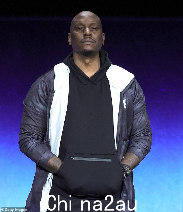 最新消息:44 岁的泰瑞斯·吉布森 (Tyrese Gibson) 声称,他在 2 月份访问加利福尼亚州西山家得宝 (Home Depot) 地点期间,成为种族歧视和种族歧视的受害者,并提起了一场价值 100 万美元的诉讼。4 月摄于拉斯维加斯。 class=