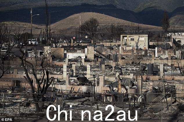 震惊:火灾是由大气因素助长的 - 干燥条件、低湿度和飓风多拉(4 级飓风)引起的时速 60 英里的阵风