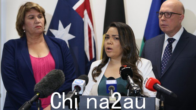 Peter Dutton 要求在一位著名的原住民活动家耸人听闻地声称杰辛塔·南皮金帕·普莱斯“讨厌”原住民后,Yes 运动做出了道歉。图片:NCA/NewsWire Emma Brasier