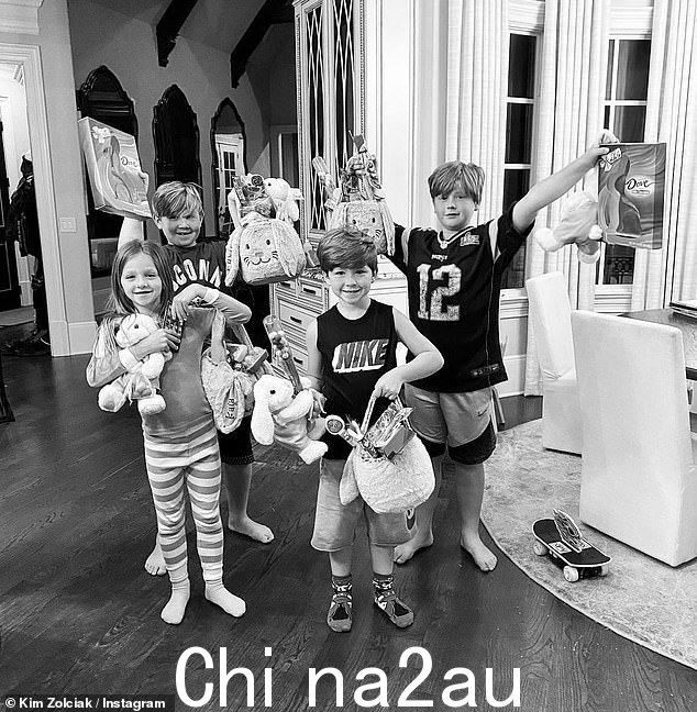 很多孩子:他们的孩子对这对夫妇在佐治亚州的豪宅里争吵感到不满意,但据称他们已经学会了应对这种情况