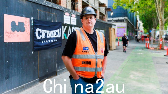 CFMEU 建筑部门秘书扎克·史密斯在周六晚间做出了这一承诺，确保政府“将考虑”具有广泛技能和经验的董事会候选人，包括“工人代表”。图片：Aaron Francis/The Australian