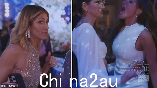 周年纪念派对:Erin Lichy 在 Jenna 和 Brynn 跳舞时庆祝她的周年纪念日