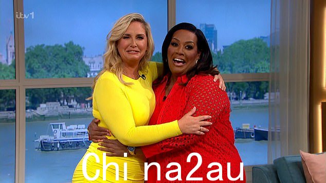 MIA:观众们渴望看到常规主持人(从左到右)38 岁的乔西·吉布森 (Josie Gibson) 和 48 岁的艾莉森·哈蒙德 (Alison Hammond),他们问:“当你需要他们时,他们在哪里?” (上周节目中的图片)