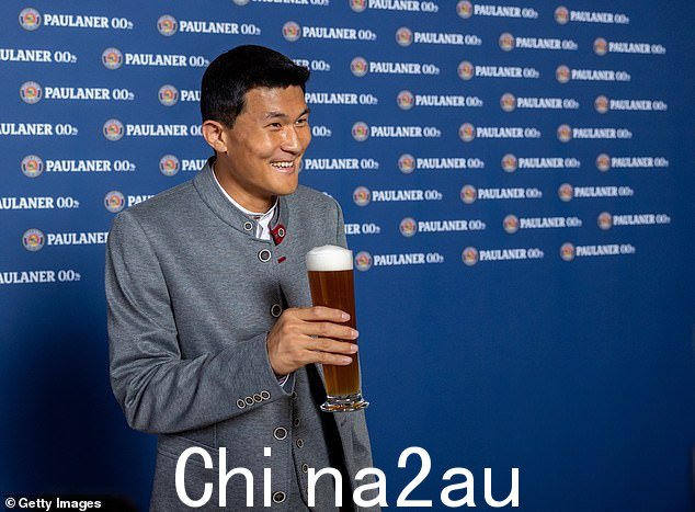 金珉载,加盟拜仁来自那不勒斯,期待啤酒节