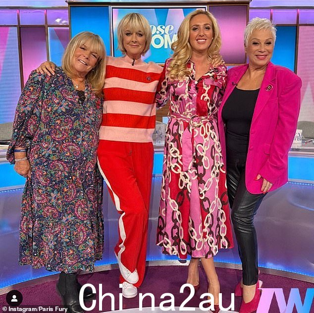 电视最爱:帕丽斯首次成为电视上的常客,是在 2020 年宣布她将加入 Loose Women 作为常规小组成员(如图)