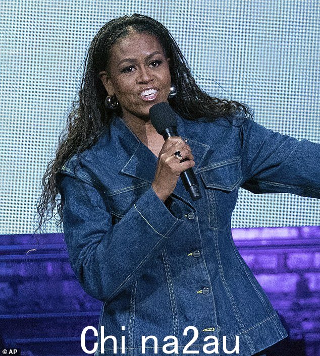 米歇尔·奥巴马(摄于 2022 年 11 月)被评为有史以来最鼓舞人心的女性