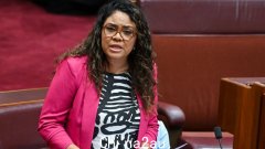 总理确定 10 月 14 日正式公投日期后，原住民参议员 Jacinta Price 猛烈抨击议会之声