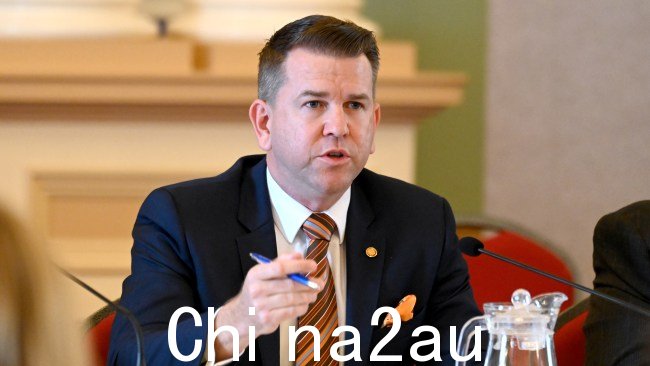 昆士兰州副反对党领袖 Jarrod Bleijie 将州工党政府比作马戏团。图片：NCA NewsWIRE / John Gass