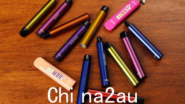 查获的 60,000 支电子烟估价为 180 万美元。图片:蒂姆·亨特。