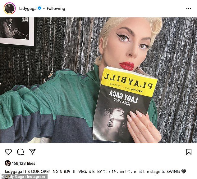开幕之夜:Lady Gaga 在社交媒体上与她的粉丝分享了周四拉斯维加斯开幕之夜的兴奋感