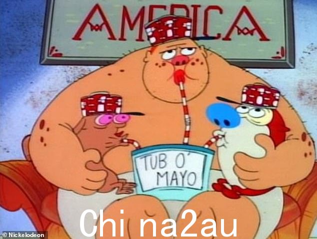Nicktoons 经典作品经常描绘吉娃娃任输球他的向 Stimpy 发脾气,打他一巴掌或殴打他
