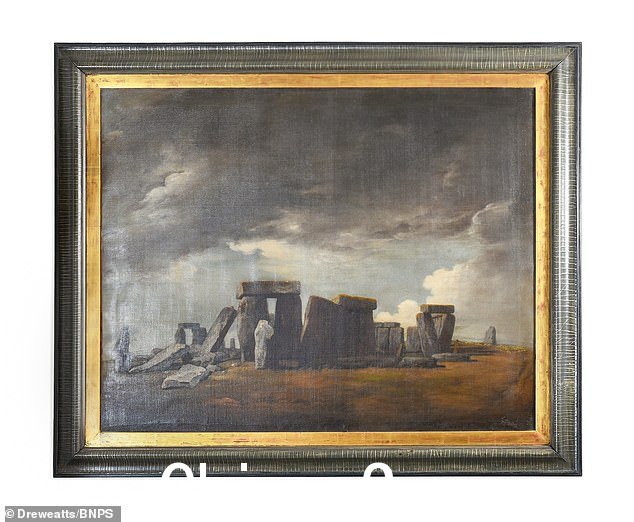 塞缪尔·伍德福德创作的地标巨石阵油画,价值 12,000 英镑