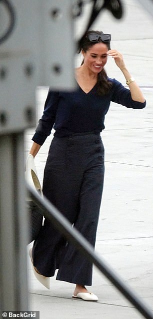 Meghan at LAX