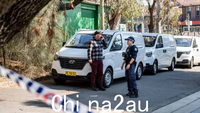 警方在 Campsie 现场拍摄的照片,当局正在调查全市的三个犯罪现场。图片:NCA NewsWIRE:Monique Harmer