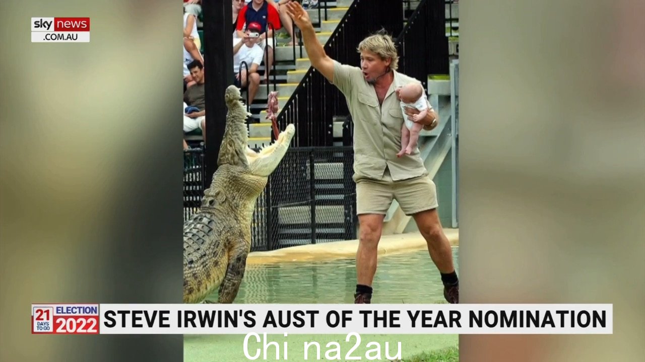 Steve Irwin 失去了澳大利亚的2004 年年度最佳照片