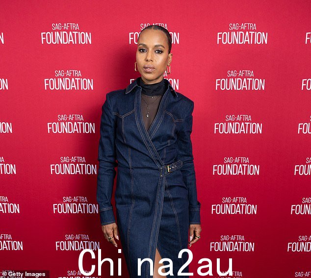 毁灭性的:凯丽·华盛顿 (Kerry Washington) 透露,她在大学期间与饮食失调斗争最激烈的时候曾考虑过自杀(图为 2023 年 4 月)
