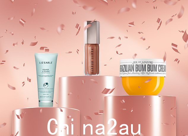 追求更精致的东西:您愿意花钱购买 Sol de Janeiro 巴西臀霜、Fenty Beauty 光泽炸弹还是 Liz Earle Cleanse & Polish、热布洁面乳? (从左到右)