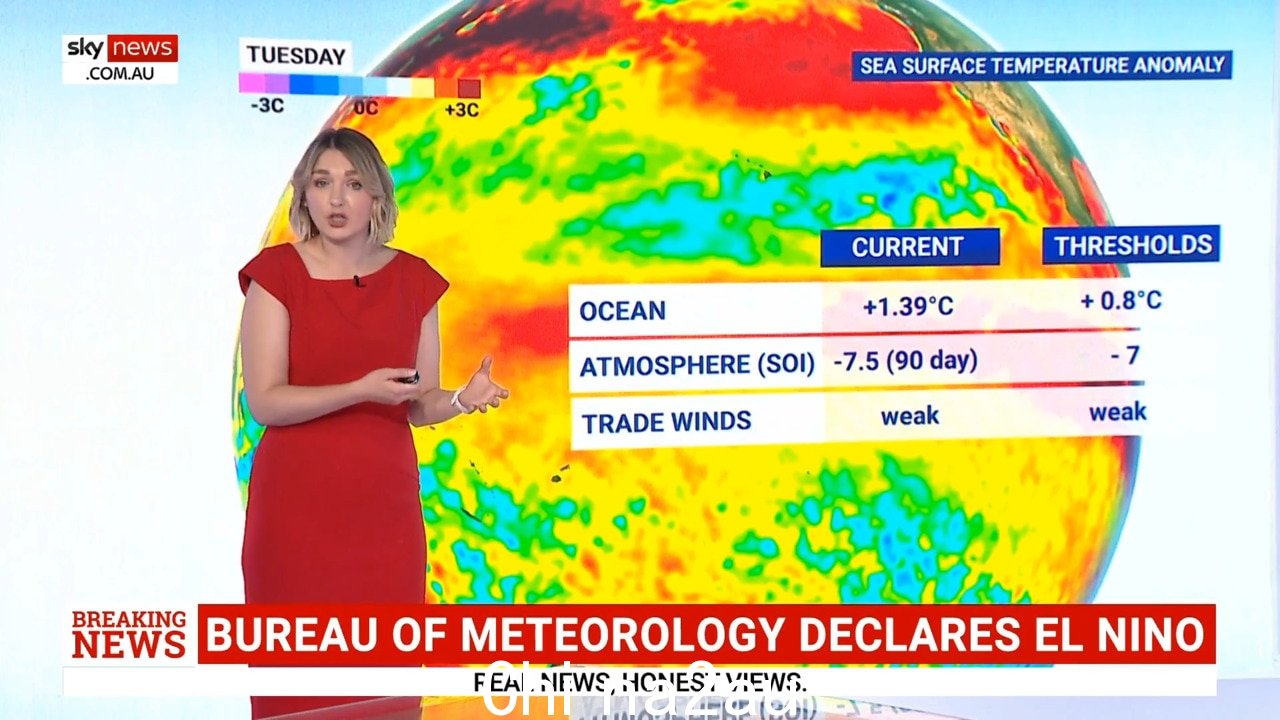 气象局正式宣布澳大利亚厄尔尼诺现象