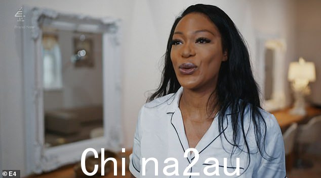 有争议:在节目中的其他地方,当新娘 Porscha 坚称如果她与一个“破产”的人相配会“悲伤”时,观众们猛烈抨击了她” class=