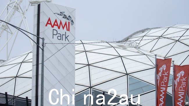 墨尔本 AAMI 公园正在使用面部识别技术。图片:NCA NewsWire / Paul Jeffers