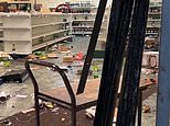 费城第二晚抢劫：厚颜无耻的小偷在最新的快闪族犯罪活动中撕毁了已关闭酒类商店的保险箱和彩票机，袭击了兄弟之爱之城