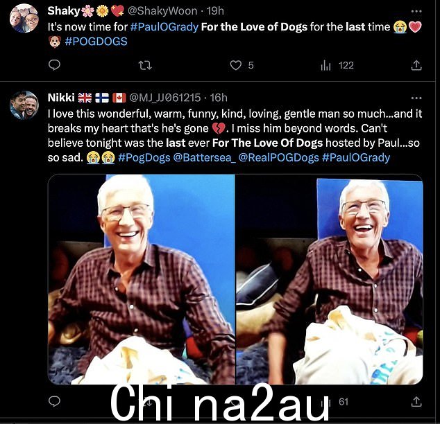 感人:许多人在 Twitter 上向 Paul 致敬,因为他在节目中长期领先