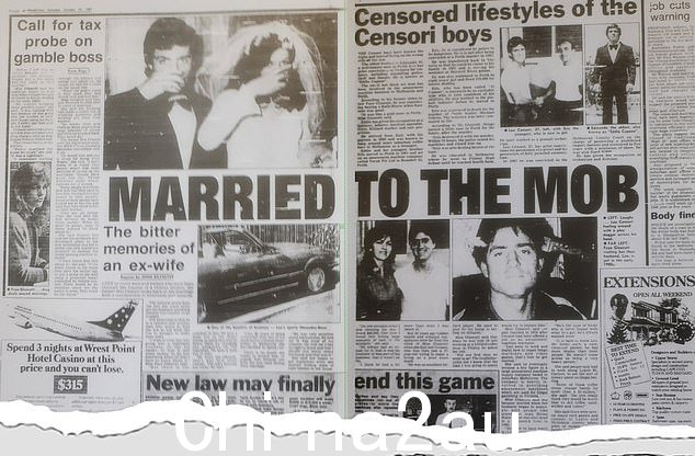 Leo Censori 的前妻于 1991 年在墨尔本《先驱太阳报》上揭露了他的犯罪生涯