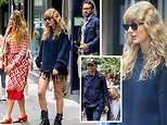 泰勒·斯威夫特 (Taylor Swift) 出席在纽约为布蕾克·莱弗利 (Blake Lively) 和瑞恩·雷诺兹 (Ryan Reynolds) 的女儿伊内兹 (Inez) 举办的众星云集的 7 岁生日派对，吉吉·哈迪德 (Gigi Hadid)、布莱德利·库珀 (Bradley Cooper) 和艾米莉·布朗特 (Emily Blunt) 也出席了！