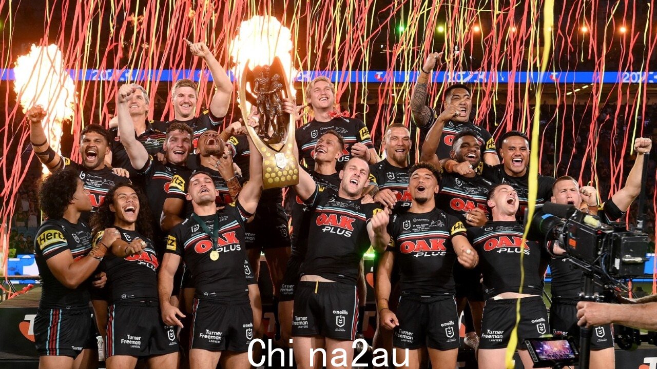 精彩总决赛:黑豹队连续第三次赢得 NRL 英超冠军” fetchpriority=