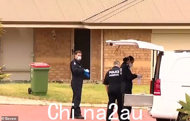 Leon Bropho,33 岁,周六出庭时被指控谋杀未遂。图为:位于 Wilagee Jules Court 的西澳警方