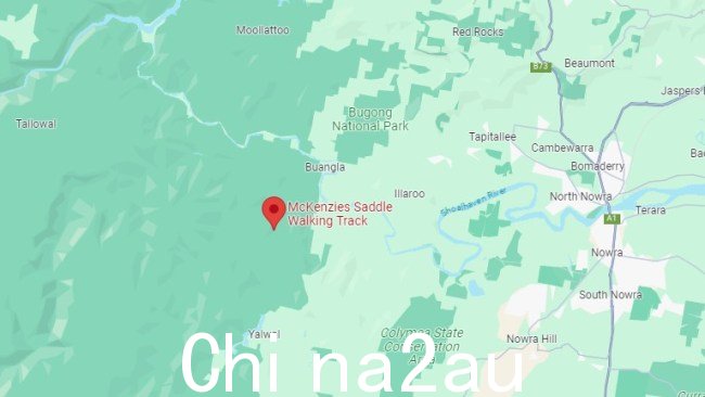 观景台位于新南威尔士州南海岸的莫顿州立保护区。图片:谷歌地图