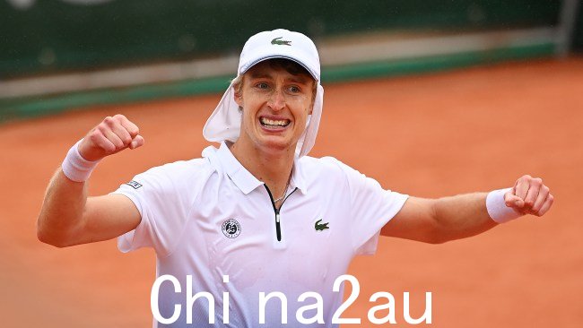 马克·波尔曼斯因撞倒裁判而错过了 ATP 1000 上海大师赛的参赛资格。图片:Shaun Botterill/Getty Images