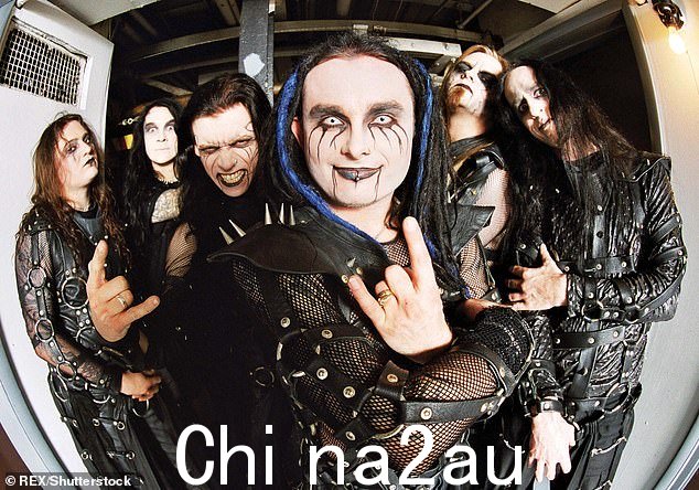 Cradle of Filth(2003 年 11 月在芝加哥拍摄)于 1991 年在萨福克成立