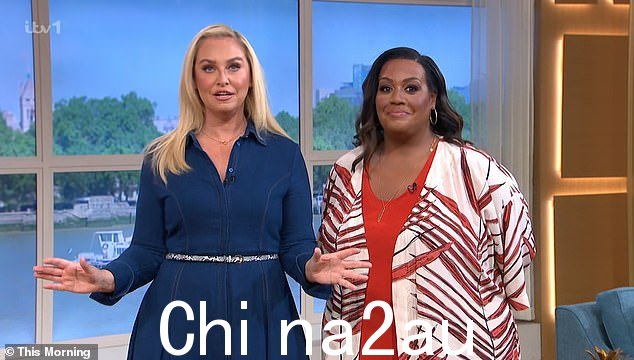 动态二人组! 38 岁的主持人乔西·吉布森 (Josie Gibson) 与备受喜爱的 48 岁的艾莉森·哈蒙德 (Alison Hammond) 一起加入“class=