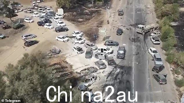 舞蹈节上所发生的事情的全部恐怖变得清晰起来,因为从上面的无人机镜头可以鸟瞰现场