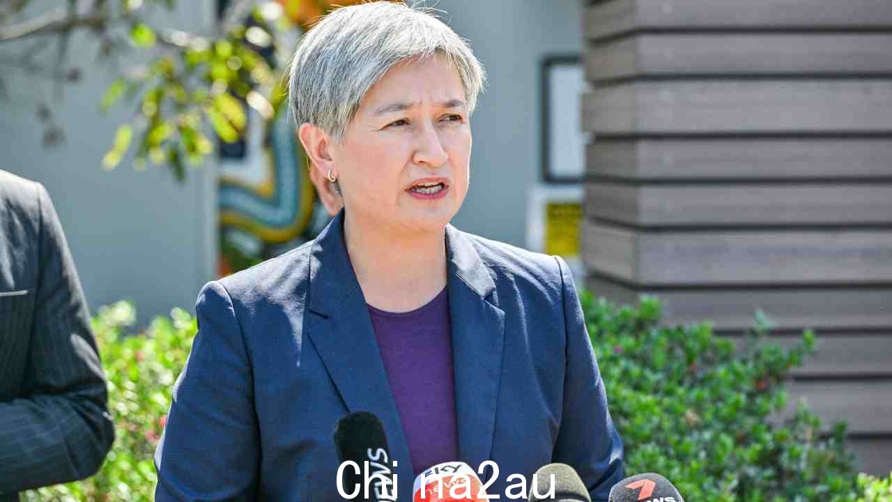 Penny Wong 指示 DFAT 于周一启动应急计划。图片：NCA NewsWire / Brenton Edwards。