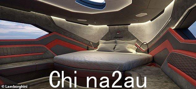 受到标志性兰博基尼汽车的启发,游艇采用棱角分明的未来主义设计