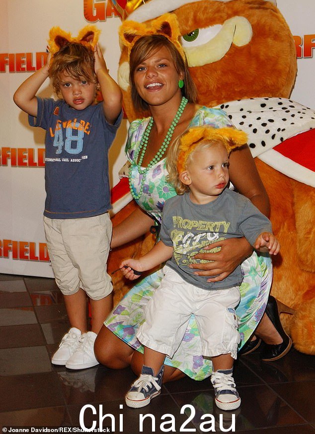妈妈:弗雷迪的母亲是 Jade Goody,她于 2009 年因癌症不幸去世(2006 年拍摄)