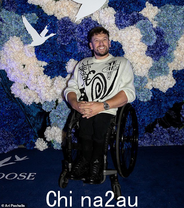 网球明星 Dylan Alcott 也出席了