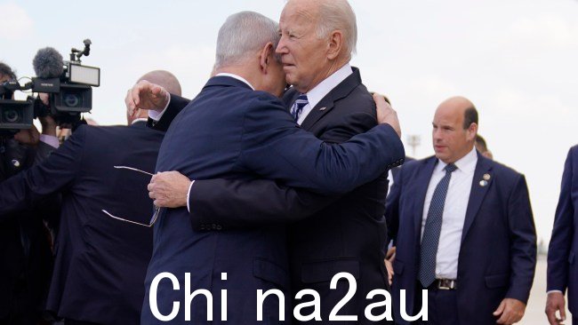 乔·拜登最近访问了以色列,以表达对以色列与哈马斯冲突持续的支持。图片:美联社照片/Evan Vucci