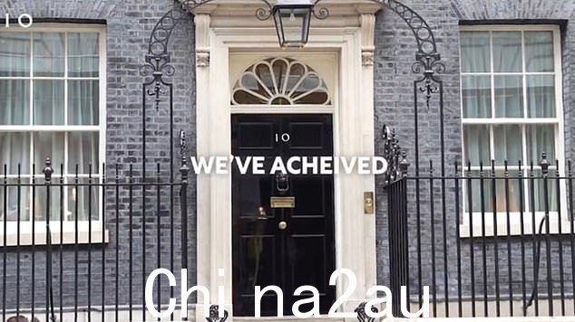 No10 巧妙的公关努力受到轻微破坏,因为其社交媒体帖子因“achieved”拼写错误而不得不被删除和替换” class=
