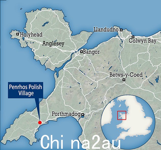 Penrhos 波兰村位于圭内斯的 Pwllheli 和高档 Abersoch 之间