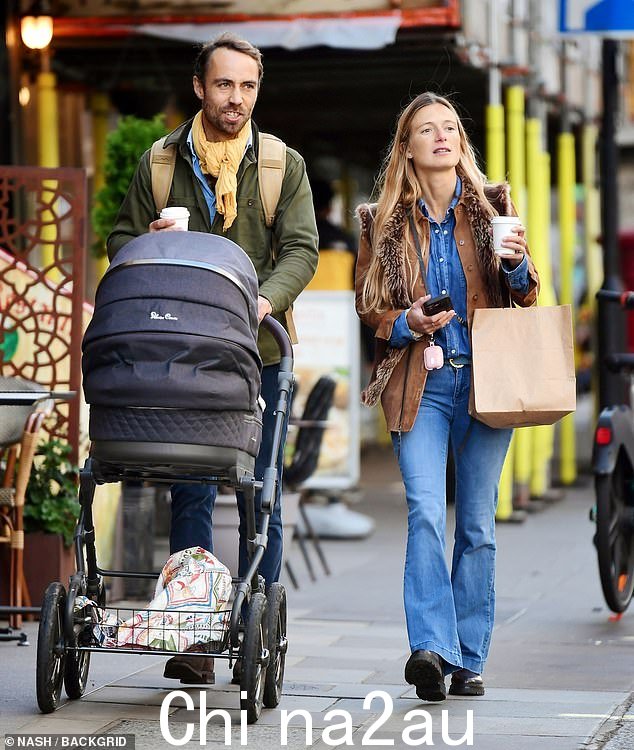 凯特王妃的弟弟詹姆斯·米德尔顿 (James Middleton) 迎来了他与妻子艾莉婕·泰维内 (Alizee Thevenet) 的第一个孩子