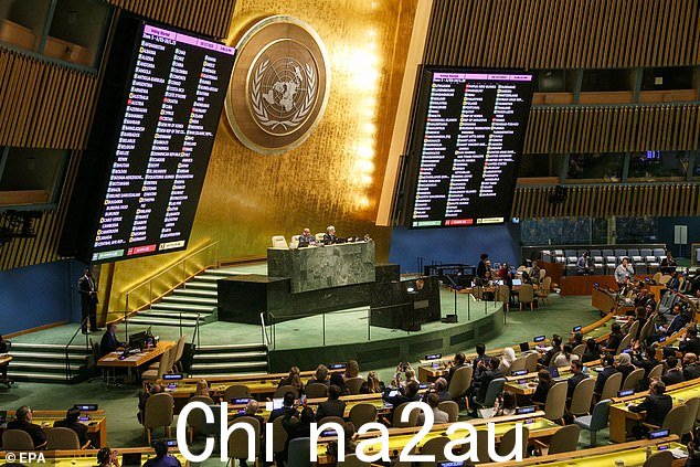 周五,联合国大会通过了一项不具约束力的决议,要求以色列和哈马斯之间有效停火