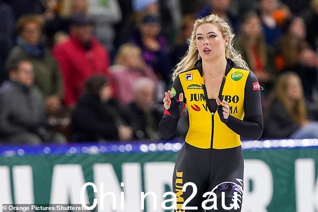 速度:Jutta Leerdam 在速度滑冰 WCQT a 期间参加女子 500 米比赛