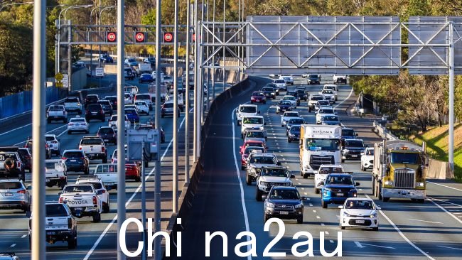 Traffic.Traffic 从布里斯班出发,通往黄金海岸。图片:Nigel Hallett